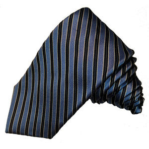 Michael Kors blue striped tie